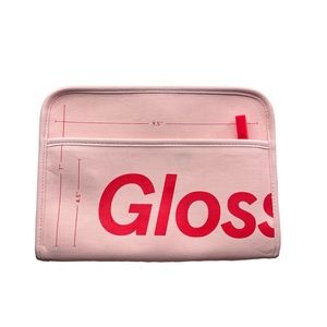 Glossier makeup/cosmetic bag
